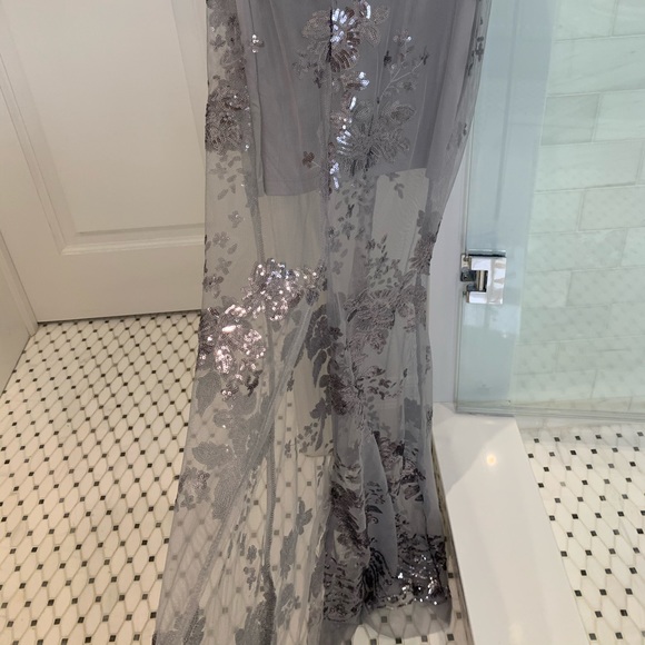 Full Length Off Shoulder Dress - Picture 6 of 9